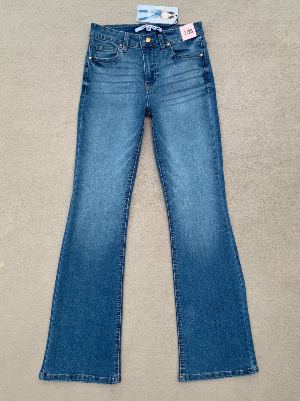 Celebrity Pink Mid Rise Bootcut Jeans Sz 28  NWT